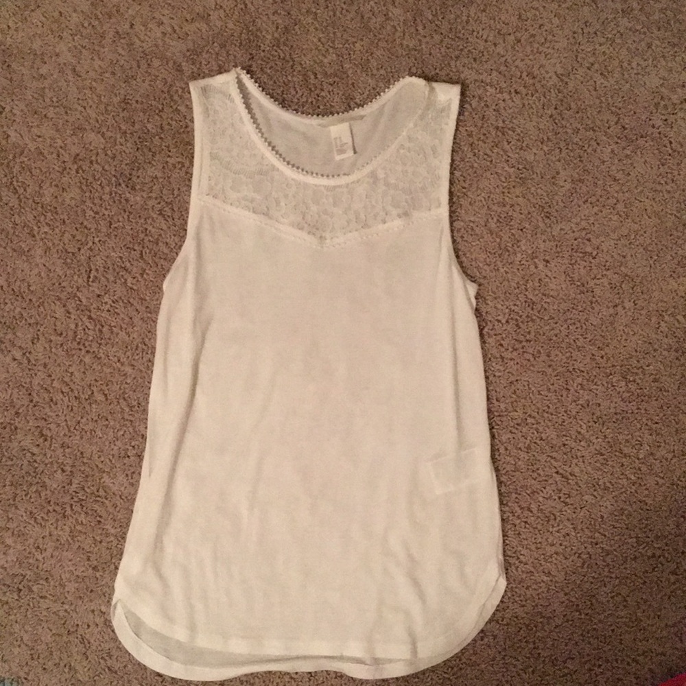 White tank top